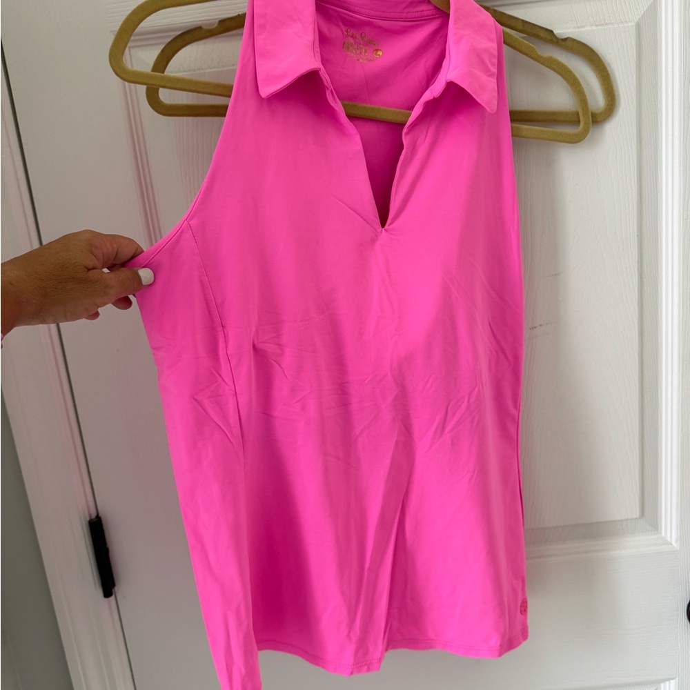 Lilly Pulitzer Pink Sleeveless Women's Luxletic Top